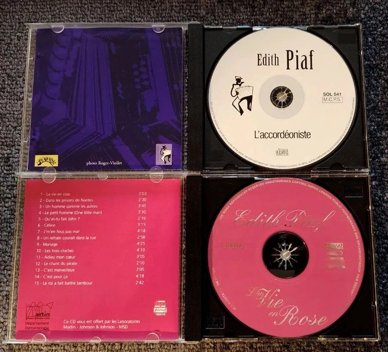 🎶 Uitzonderlijke set: Edith Piaf, 2 mythische cd's die je absoluut moet hebben! – photo 6